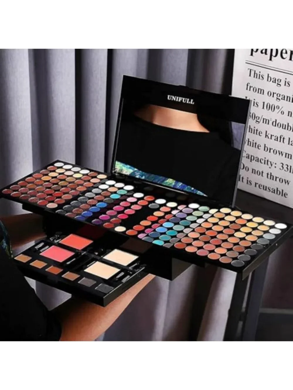 190 Color Professional Makeup Palette - All-in-One Kit for Women & Beginners